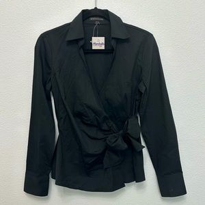 NEW Women's Express Design Studio Wrap Blouse